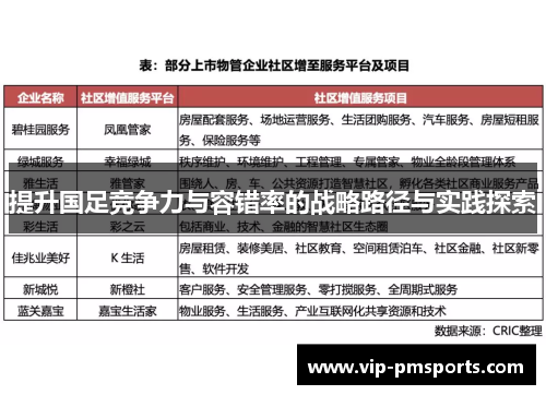 提升国足竞争力与容错率的战略路径与实践探索